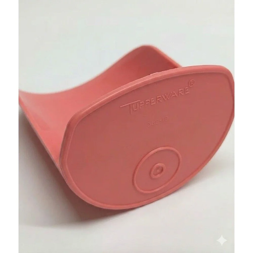 Tupperware Rocker Canister Scoop Coral 2-Pack - Brand New In Sealed Bag